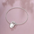 Minimal Chic Silver Bracelet,,hi-res view 1