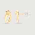 Luminous Path 14KT Shooting Star Stud Earring,,hi-res view 4