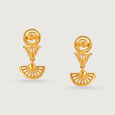 Soulful Enchantment 22KT Gold Drop Earrings,,hi-res view 3