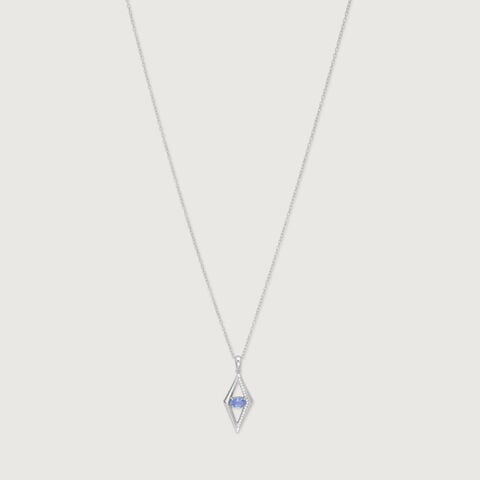 Sleek Geometric Silver Necklace