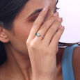 Grace Leaf Silver Ring,,hi-res view 2