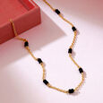 Mia Sutra DIY with Black Bunch Beads Multiple Stacking Charm Chain,,hi-res view 1