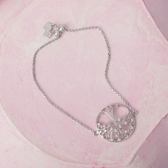 Radiant Tree Silver Bracelet,,hi-res image number null