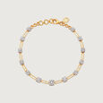 Sparkling Connection Gold & Diamond Bracelet,,hi-res view 3
