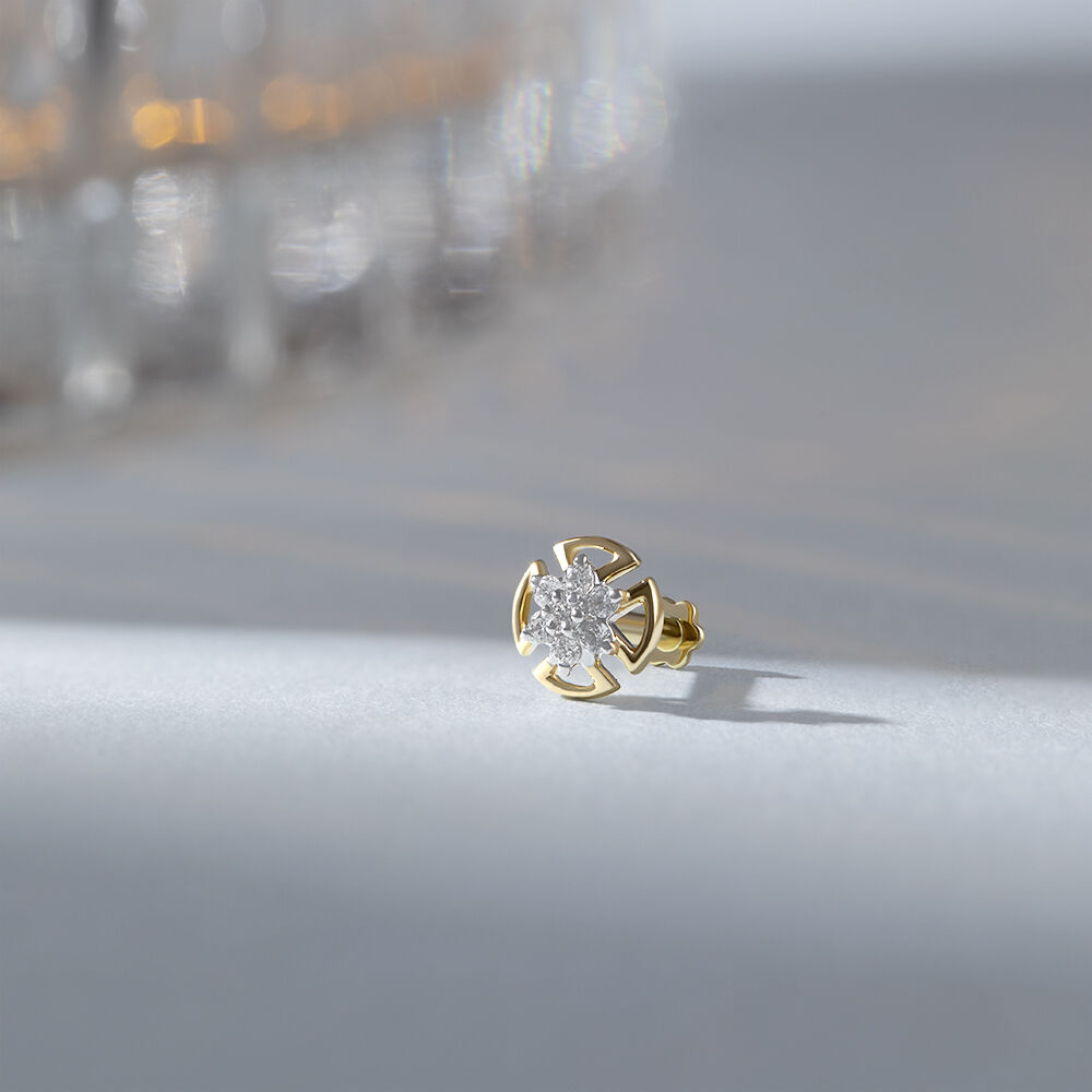 Tanishq nose pin online shopping sale