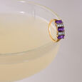 Mystic Dusk 14KT Diamond & Amethyst Finger Ring,,hi-res view 1