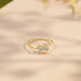 Celestial Butterfly Diamond Ring,,hi-res view 1