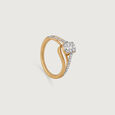 Sparkling Love Gold & Diamond Ring,,hi-res view 3