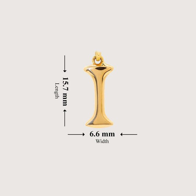Letter Perfect 'I' Gold Pendant,,hi-res image number null