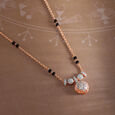 Timeless Treasures 14 Kt Gold and Diamond Mangalsutra,,hi-res view 1