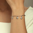 Ocean Charm Silver Bracelet,,hi-res view 2