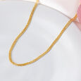 Refined Textured Gold Chain,,hi-res view 1