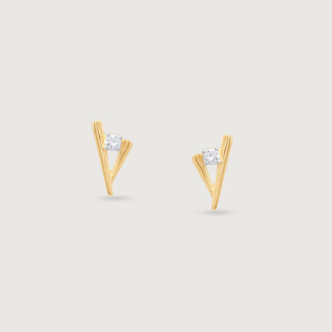 Cheeky Sleek Gold Earrings