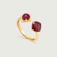 Crimson Clinks  14KT Ruby Finger Ring,,hi-res view 3
