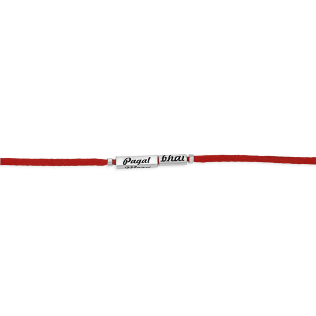 925 Silver Nickname Rakhi for Masti Bhai,,hi-res image number null