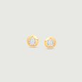 Stellar Pop Diamond Stud Earrings,,hi-res view 3