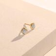 Soft Frame Diamond Stud Earrings,,hi-res view 1