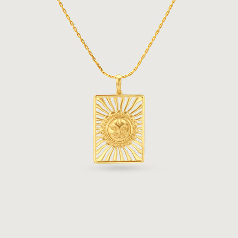 Sacred Radiant Gold Pendant