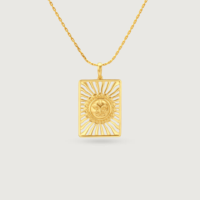 Sacred Radiant Gold Pendant,,hi-res image number null