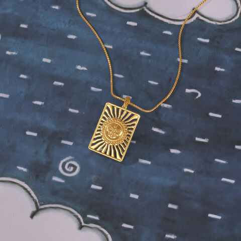 Sacred Radiant Gold Pendant