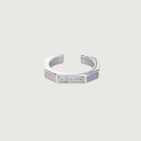 Pastel Sparkle Silver Toe Ring