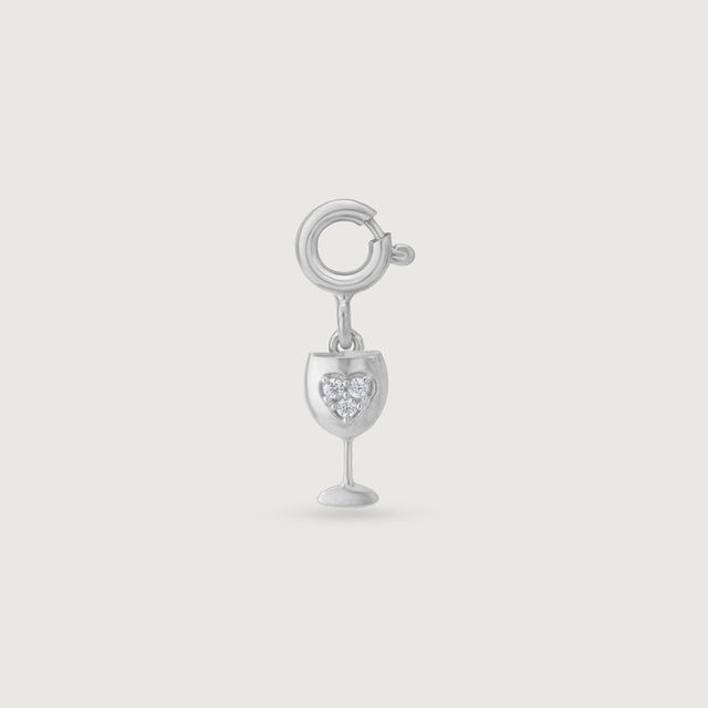 Sparkly Sip Silver Charm,,hi-res image number null