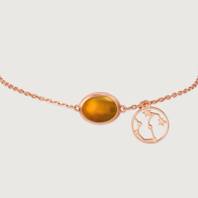 14KT Scorpio Birthstone Rose Gold Bracelet,,hi-res image number null