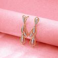 Fluid Elegance Diamond Drop Earrings,,hi-res view 1