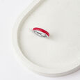 Fiery Red Silver Finger Ring,,hi-res view 1