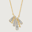 Supernova Sparkle 14KT Diamond Necklace,,hi-res view 3