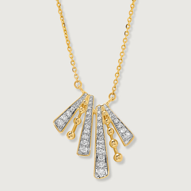 Supernova Sparkle 14KT Diamond Necklace,,hi-res image number null
