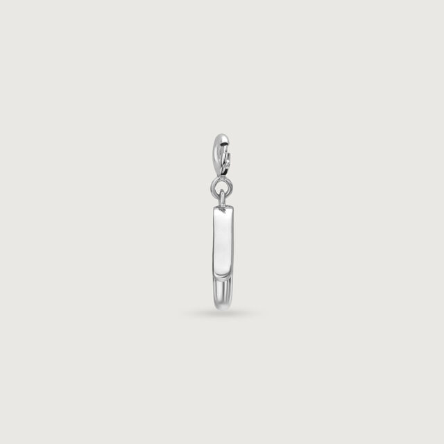 Graceful Initial N Silver Charm,,hi-res image number null