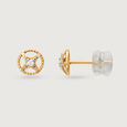 Timeless Starscape 14KT Diamond Stud Earrings,,hi-res view 4