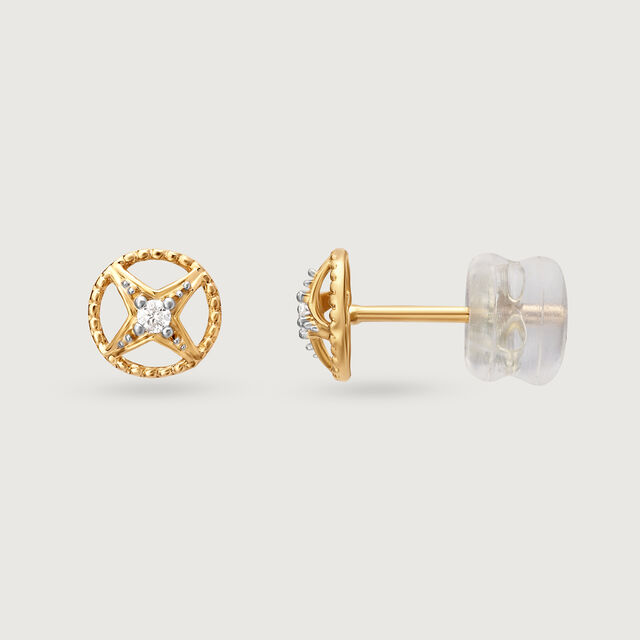 Timeless Starscape 14KT Diamond Stud Earrings,,hi-res image number null