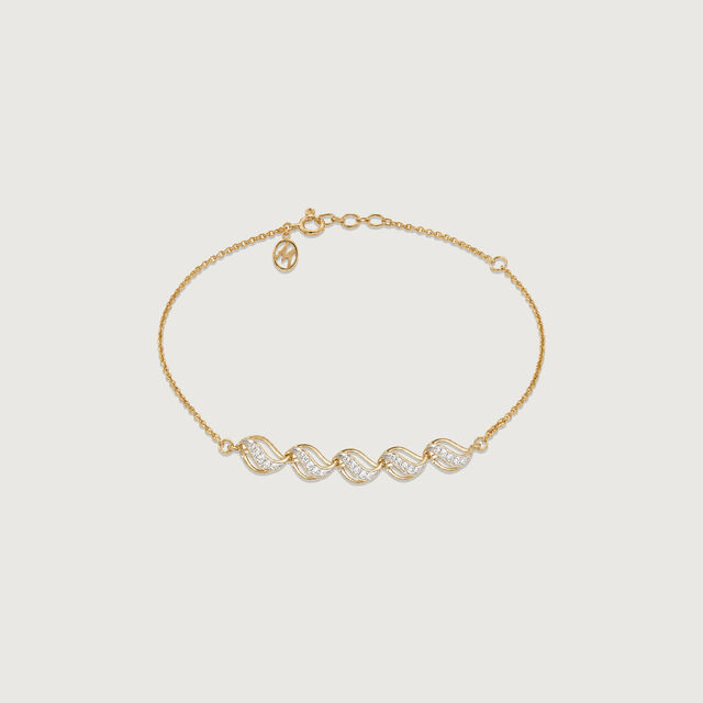 Fluid Flame Diamond Bracelet,,hi-res image number null