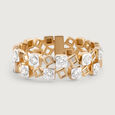 Sparkling Beats Gold & Diamond Finger Ring,,hi-res view 3
