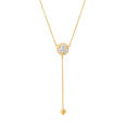 Brilliant 14kt Yellow  Gold Diamond Pendant with Chain,,hi-res view 2