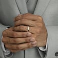 Bold Moves Gold & Diamond Finger Ring for Men,,hi-res view 1