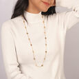 Harmonious Balance 14KT Navagraha Haram Necklace,,hi-res view 1