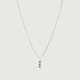 Facet Bar Silver Necklace,,hi-res view 4