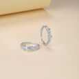 Quirky Orbit Silver Toe Ring,,hi-res view 1