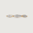 Mystic Curvature 14KT Gold & Diamond Finger Ring,,hi-res view 3