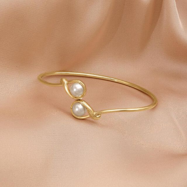Chic Duo Pearl Bangle,,hi-res image number null
