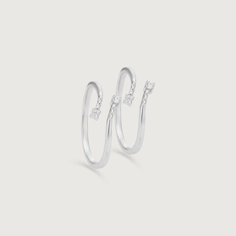 Graceful Beam Silver Toe Rings