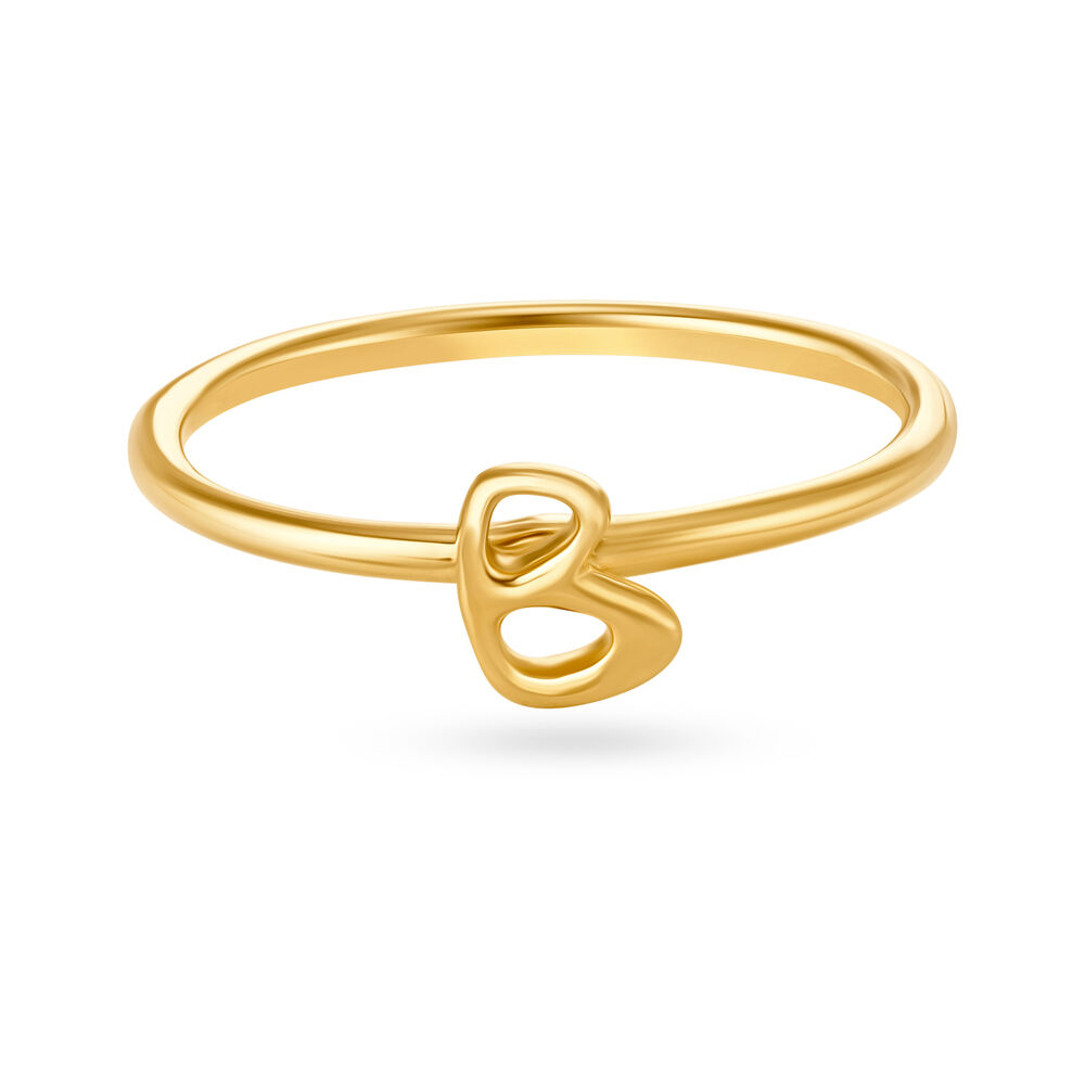 Letter on sale b rings