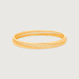Radiant Textured Gold Bangle,,hi-res view 3