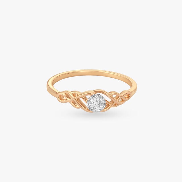 Infinity Weave Diamond Ring,,hi-res image number null