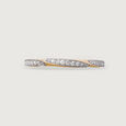 Elegance Twine 14KT Gold & Diamond Ring,,hi-res view 3