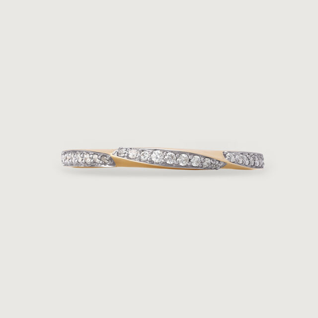 Elegance Twine 14KT Gold & Diamond Ring,,hi-res image number null