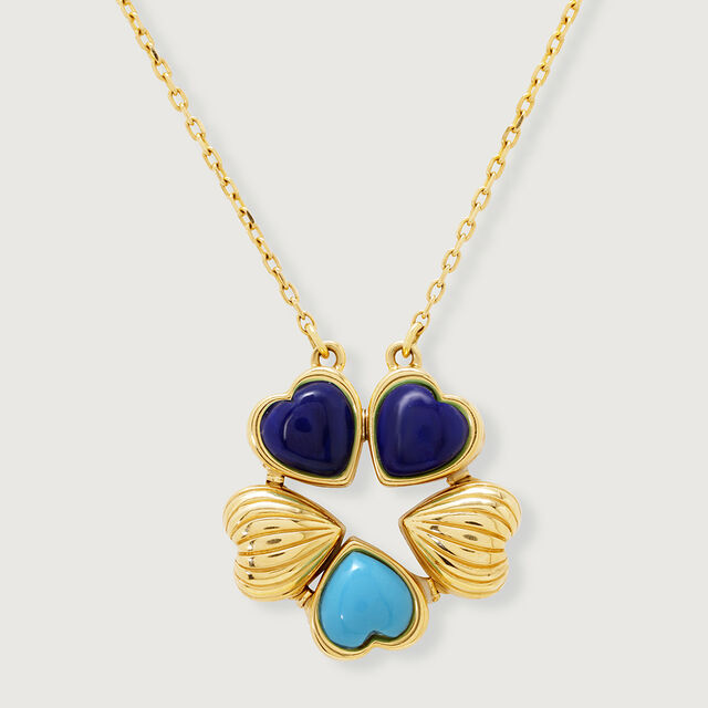 Heart Harmony 18KT Transformable Lapis Lazuli Necklace,,hi-res image number null